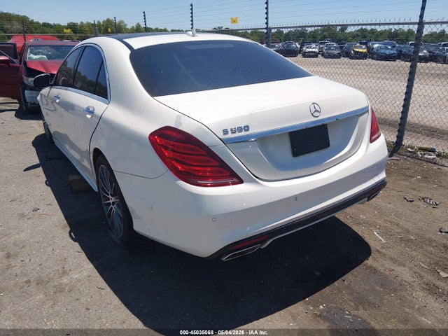 2017 Mercedes-benz S 550 მანქანა იყიდება აუქციონზე, vin: WDDUG8CB7HA318881, აუქციონის ნომერი: 45035068
