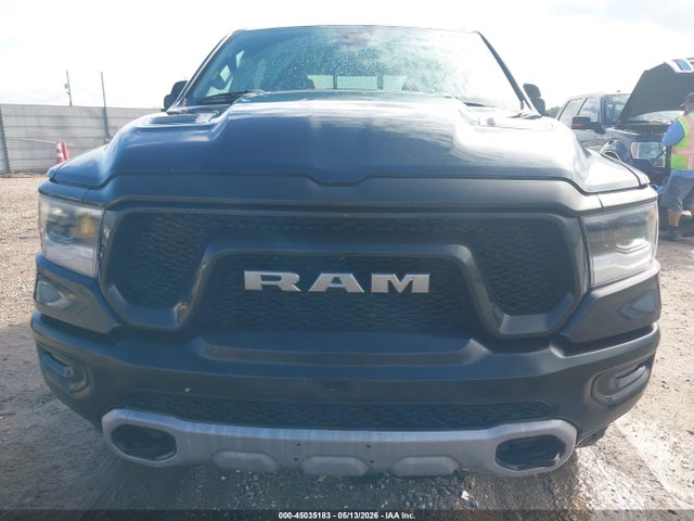 45035183 :رقم المزاد ، 1C6SRFLT3KN528913 vin ، 2019 Ram 1500 Rebel  4x4 5'7 Box مزاد بيع