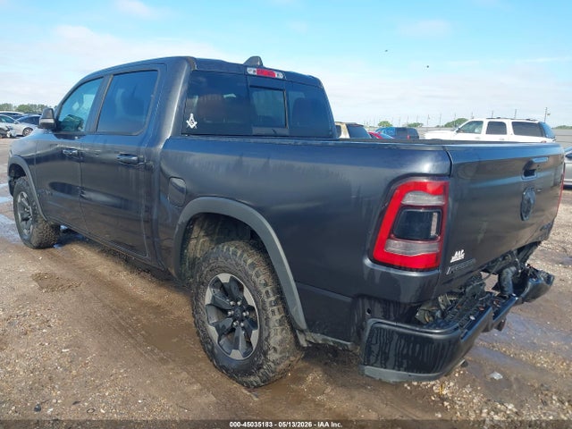 45035183 :رقم المزاد ، 1C6SRFLT3KN528913 vin ، 2019 Ram 1500 Rebel  4x4 5'7 Box مزاد بيع