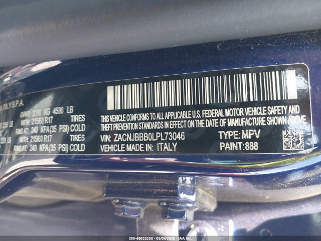 Jeep Renegade Latitude 4x4 2020 ZACNJBBB0LPL73046 Image 9