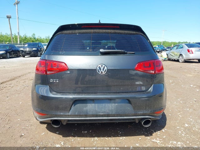 45035259 :رقم المزاد ، 3VWYT7AU3GM003287 vin ، 2016 Volkswagen Golf Gti S 2-door مزاد بيع