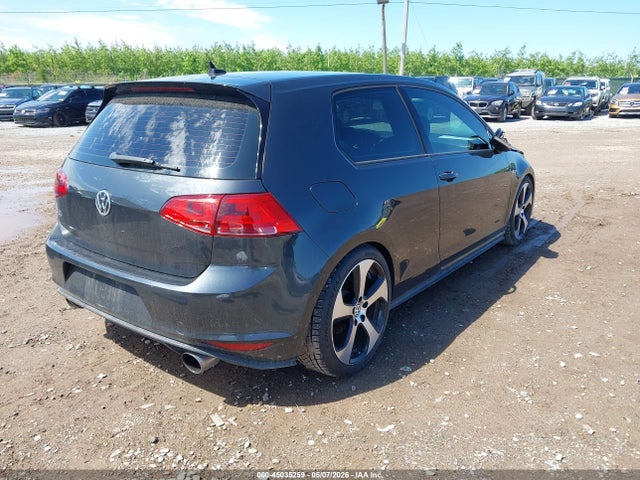 45035259 :رقم المزاد ، 3VWYT7AU3GM003287 vin ، 2016 Volkswagen Golf Gti S 2-door مزاد بيع