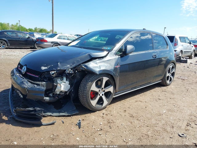 45035259 :رقم المزاد ، 3VWYT7AU3GM003287 vin ، 2016 Volkswagen Golf Gti S 2-door مزاد بيع