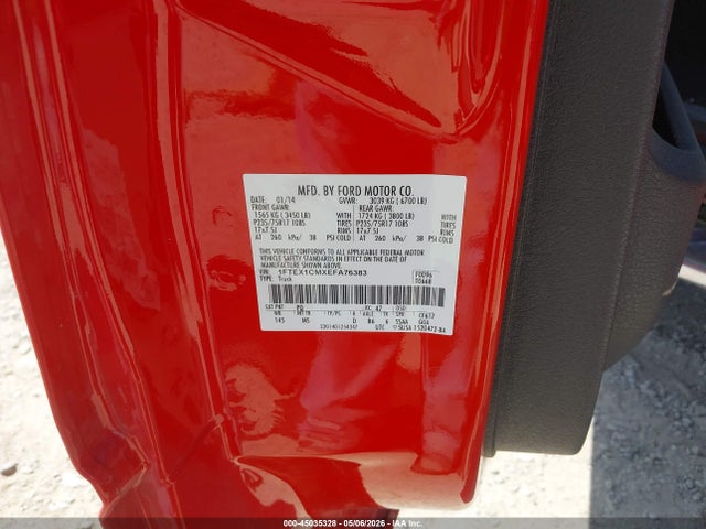 Ford F-150 Xlt 2014 1FTEX1CMXEFA76383 Image 9