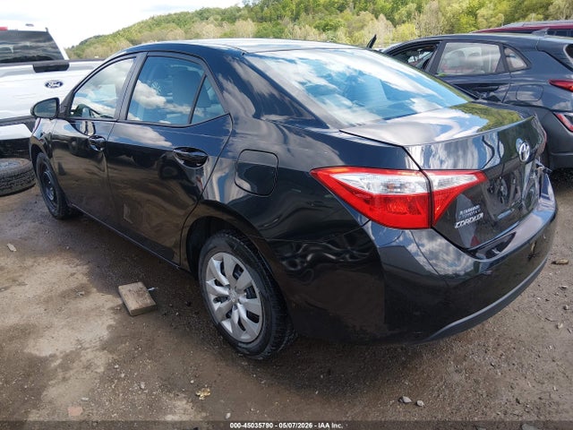 Продаж на аукціоні авто 2016 Toyota Corolla Le, vin: 2T1BURHE0GC673596, номер лоту: 45035790
