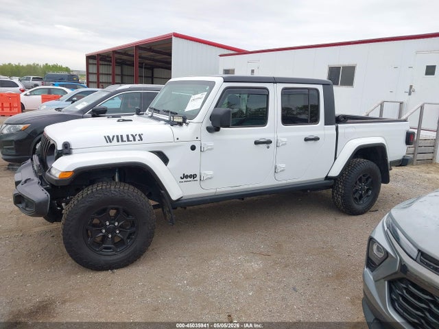 45035941 :رقم المزاد ، 1C6HJTAG5ML534216 vin ، 2021 Jeep Gladiator Willys Sport 4x4 مزاد بيع
