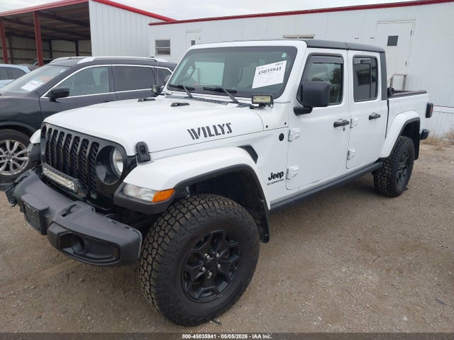 45035941 :رقم المزاد ، 1C6HJTAG5ML534216 vin ، 2021 Jeep Gladiator Willys Sport 4x4 مزاد بيع