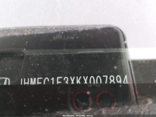 Aukcja sprzedaży 2019 Honda Civic Ex, vin: JHMFC1F3XKX007894, numer aukcji: 45035943