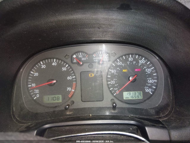 Aukcja sprzedaży 2001 Volkswagen Jetta Gls, vin: WVWSB61J81W690687, numer aukcji: 45035946