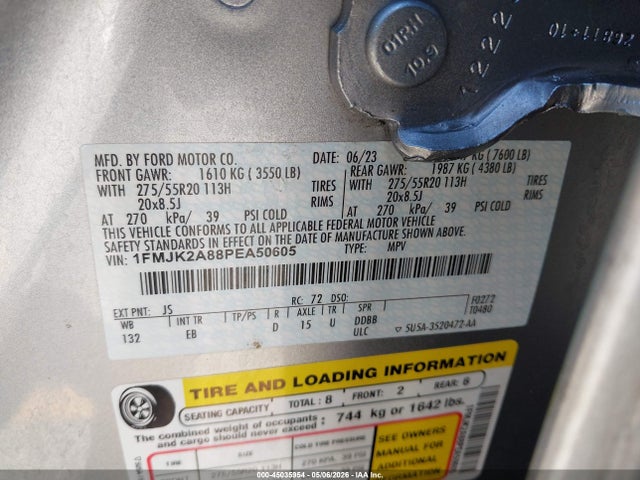 Ford Expedition Limited Max 2023 1FMJK2A88PEA50605 Image 9