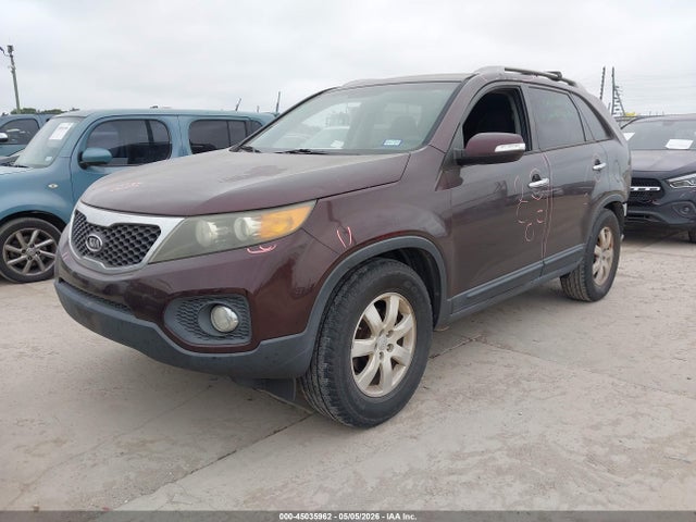 2011 Kia Sorento Lx მანქანა იყიდება აუქციონზე, vin: 5XYKT3A19BG185784, აუქციონის ნომერი: 45035962