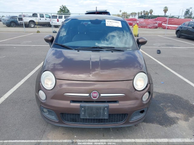 2015 Fiat 500 Sport მანქანა იყიდება აუქციონზე, vin: 3C3CFFBR3FT601784, აუქციონის ნომერი: 45035986