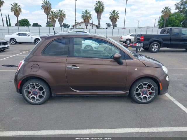 2015 Fiat 500 Sport მანქანა იყიდება აუქციონზე, vin: 3C3CFFBR3FT601784, აუქციონის ნომერი: 45035986