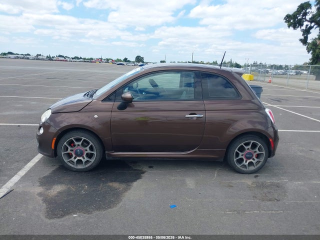 2015 Fiat 500 Sport მანქანა იყიდება აუქციონზე, vin: 3C3CFFBR3FT601784, აუქციონის ნომერი: 45035986