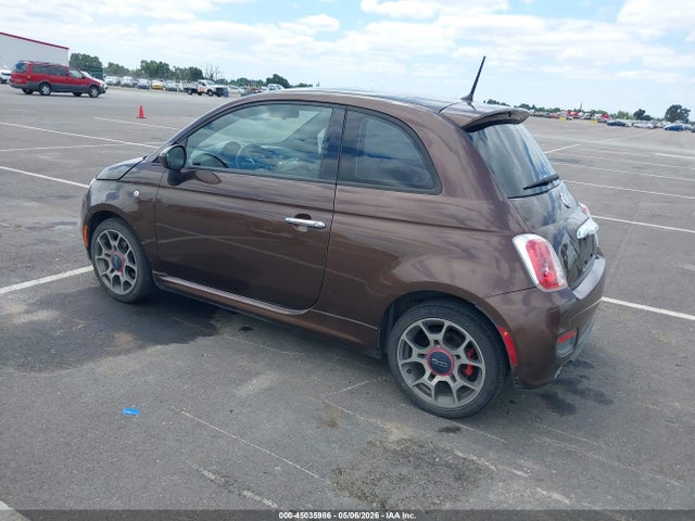 2015 Fiat 500 Sport მანქანა იყიდება აუქციონზე, vin: 3C3CFFBR3FT601784, აუქციონის ნომერი: 45035986