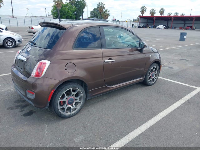 2015 Fiat 500 Sport მანქანა იყიდება აუქციონზე, vin: 3C3CFFBR3FT601784, აუქციონის ნომერი: 45035986