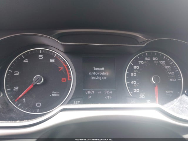 2013 Audi A4 2.0t Premium მანქანა იყიდება აუქციონზე, vin: WAUFFAFL0DN025471, აუქციონის ნომერი: 45036038