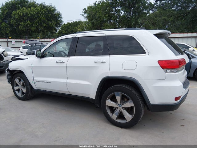 2016 Jeep Grand Cherokee Limited მანქანა იყიდება აუქციონზე, vin: 1C4RJEBG8GC346074, აუქციონის ნომერი: 45036163