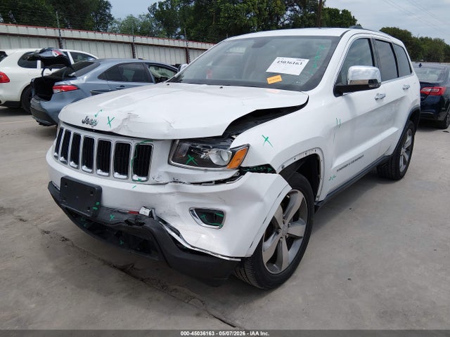 2016 Jeep Grand Cherokee Limited მანქანა იყიდება აუქციონზე, vin: 1C4RJEBG8GC346074, აუქციონის ნომერი: 45036163