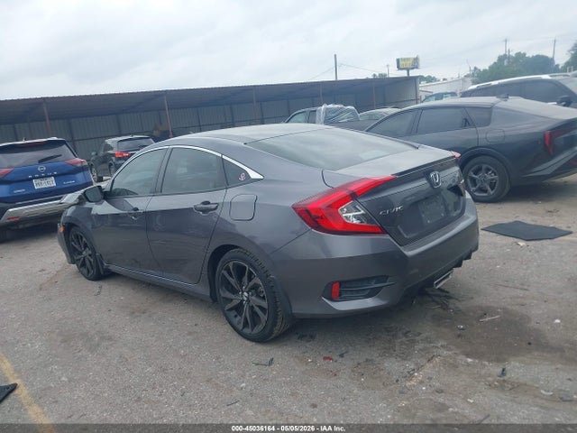 45036164 :رقم المزاد ، 19XFC2F84KE051358 vin ، 2019 Honda Civic Sport مزاد بيع