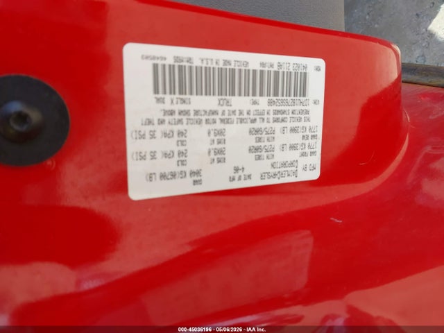 Продаж на аукціоні авто 2006 Dodge Ram 1500 Slt/trx4 Off Road/sport, vin: 1D7HU18276S652488, номер лоту: 45036196