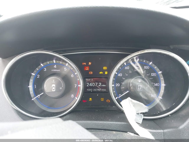 2011 Hyundai Sonata Limited მანქანა იყიდება აუქციონზე, vin: 5NPEC4AC1BH059626, აუქციონის ნომერი: 45036363