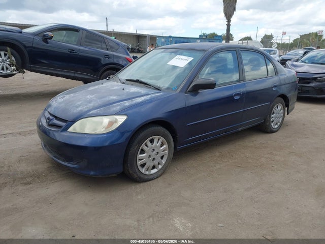 2004 Honda Civic Lx მანქანა იყიდება აუქციონზე, vin: 2HGES16534H523296, აუქციონის ნომერი: 45036495