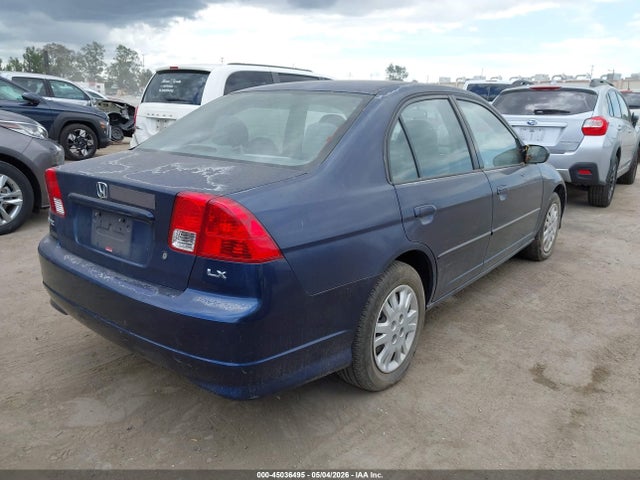 2004 Honda Civic Lx მანქანა იყიდება აუქციონზე, vin: 2HGES16534H523296, აუქციონის ნომერი: 45036495