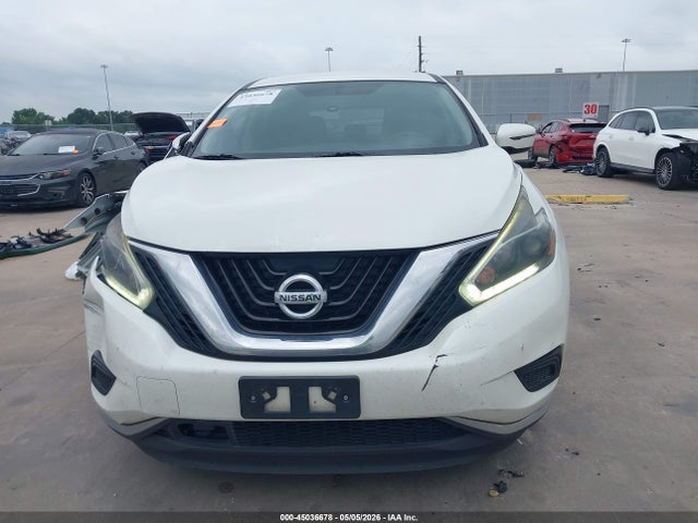 2018 Nissan Murano S მანქანა იყიდება აუქციონზე, vin: 5N1AZ2MGXJN173313, აუქციონის ნომერი: 45036678