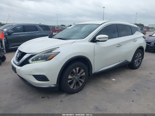 2018 Nissan Murano S მანქანა იყიდება აუქციონზე, vin: 5N1AZ2MGXJN173313, აუქციონის ნომერი: 45036678