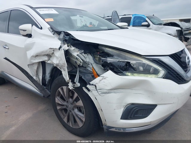 2018 Nissan Murano S მანქანა იყიდება აუქციონზე, vin: 5N1AZ2MGXJN173313, აუქციონის ნომერი: 45036678