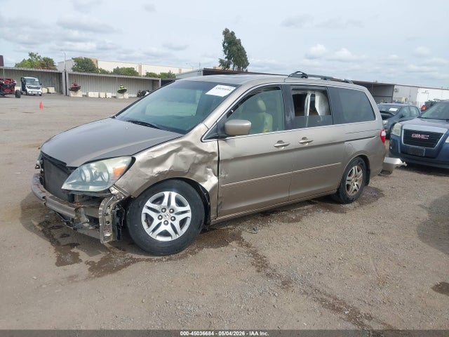 2005 Honda Odyssey Ex-l მანქანა იყიდება აუქციონზე, vin: 5FNRL38785B071473, აუქციონის ნომერი: 45036684