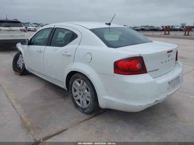 Продаж на аукціоні авто 2013 Dodge Avenger Se, vin: 1C3CDZAB2DN752110, номер лоту: 45036698
