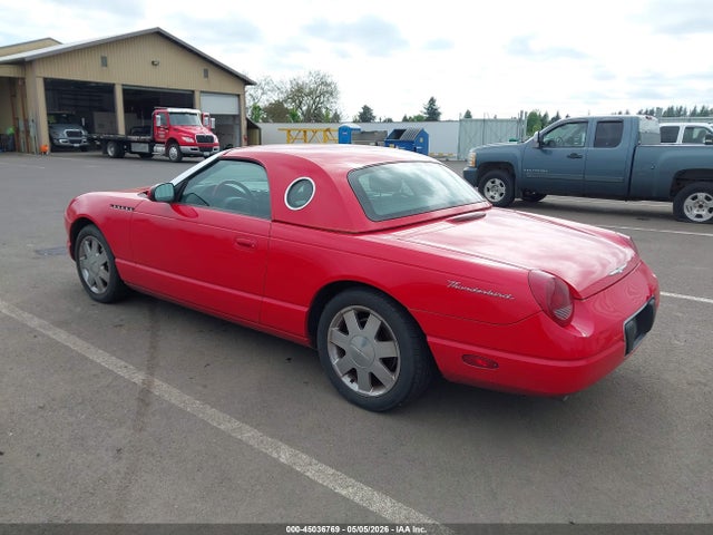 Продаж на аукціоні авто 2002 Ford Thunderbird, vin: 1FAHP60A52Y130179, номер лоту: 45036769