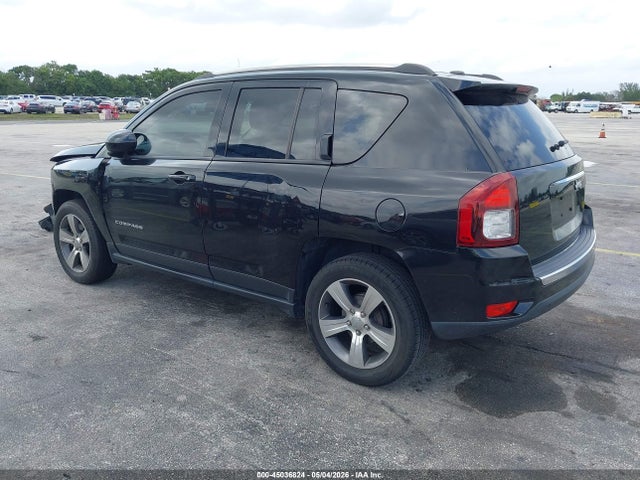 2016 Jeep Compass High Altitude Edition მანქანა იყიდება აუქციონზე, vin: 1C4NJCEA6GD678292, აუქციონის ნომერი: 45036824