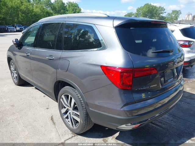 2016 Honda Pilot Touring მანქანა იყიდება აუქციონზე, vin: 5FNYF6H94GB052217, აუქციონის ნომერი: 45036849