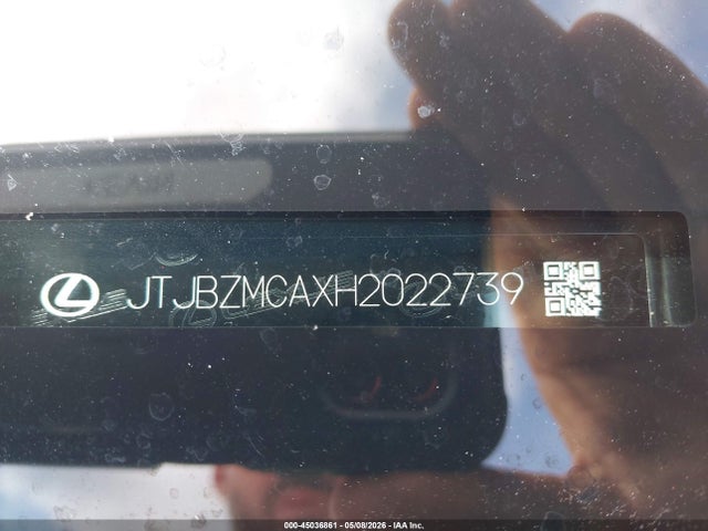 45036861 :رقم المزاد ، JTJBZMCAXH2022739 vin ، 2017 Lexus Rx 350 مزاد بيع