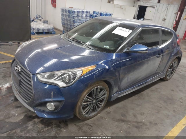 2016 Hyundai Veloster Turbo მანქანა იყიდება აუქციონზე, vin: KMHTC6AE7GU301168, აუქციონის ნომერი: 45036863