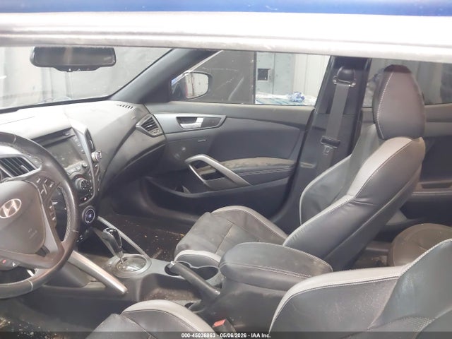 2016 Hyundai Veloster Turbo მანქანა იყიდება აუქციონზე, vin: KMHTC6AE7GU301168, აუქციონის ნომერი: 45036863