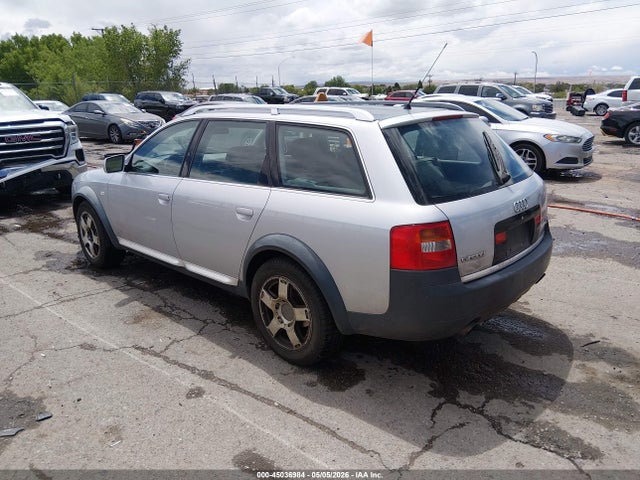 Продаж на аукціоні авто 2002 Audi Allroad 2.7l, vin: WA1YD64B52N148134, номер лоту: 45036984