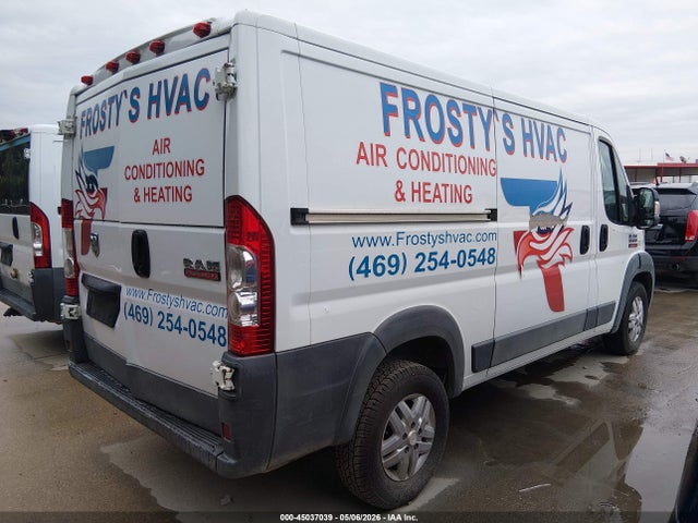 45037039 :رقم المزاد ، 3C6TRVAG1EE105065 vin ، 2014 Ram Promaster 1500 Low Roof مزاد بيع