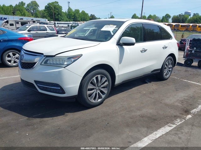 Aukcja sprzedaży 2016 Acura Mdx Technology   Acurawatch Plus Packages/technology Package, vin: 5FRYD4H44GB034636, numer aukcji: 45037053