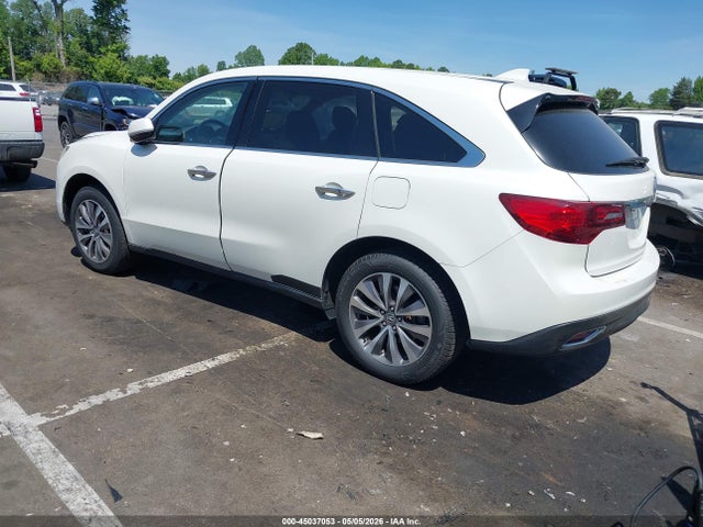 Aukcja sprzedaży 2016 Acura Mdx Technology   Acurawatch Plus Packages/technology Package, vin: 5FRYD4H44GB034636, numer aukcji: 45037053
