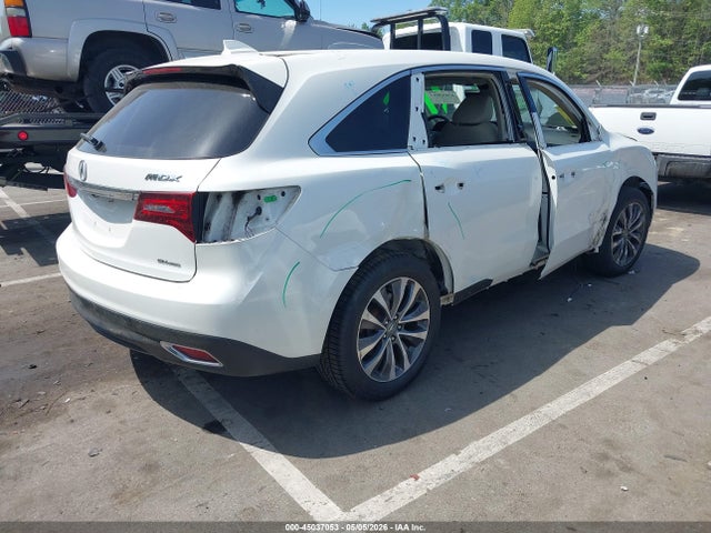 Aukcja sprzedaży 2016 Acura Mdx Technology   Acurawatch Plus Packages/technology Package, vin: 5FRYD4H44GB034636, numer aukcji: 45037053