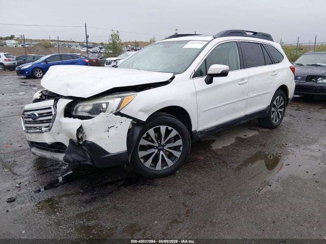2015 Subaru Outback 2.5i Limited მანქანა იყიდება აუქციონზე, vin: 4S4BSBNC5F3281944, აუქციონის ნომერი: 45037094