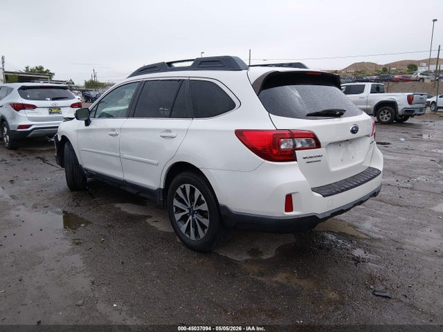 2015 Subaru Outback 2.5i Limited მანქანა იყიდება აუქციონზე, vin: 4S4BSBNC5F3281944, აუქციონის ნომერი: 45037094