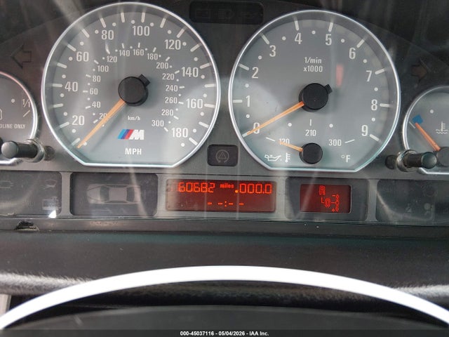 2003 Bmw M3 მანქანა იყიდება აუქციონზე, vin: WBSBR93433PK02871, აუქციონის ნომერი: 45037116