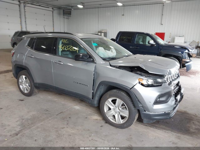 Auction sale of the 2022 Jeep Compass Latitude 4x4, vin: 3C4NJDBB5NT216848, lot number: 45037201