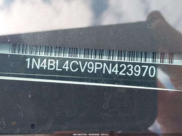 Продаж на аукціоні авто 2023 Nissan Altima Sr Fwd, vin: 1N4BL4CV9PN423970, номер лоту: 45037355