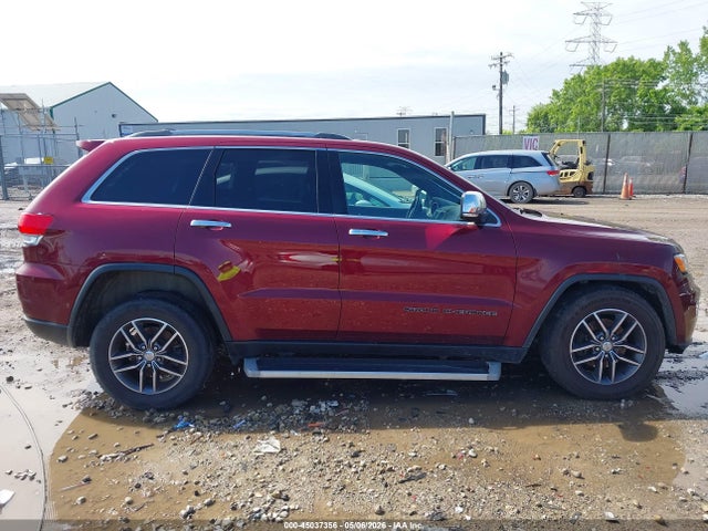 Aukcja sprzedaży 2018 Jeep Grand Cherokee Limited 4x4, vin: 1C4RJFBG3JC207368, numer aukcji: 45037356